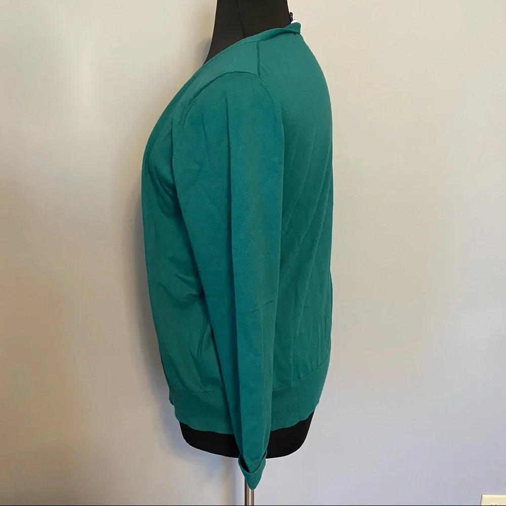 LANDS END tall button up long sleeve cardigan